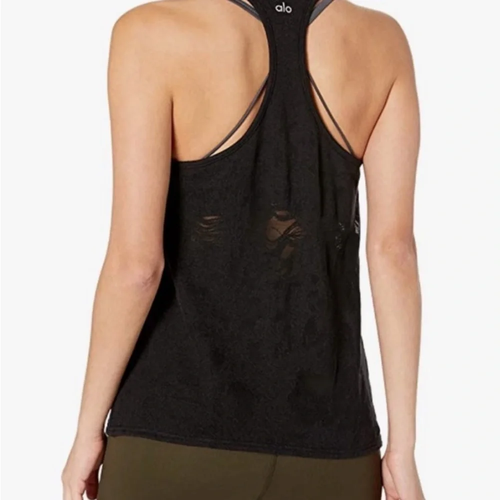 Alo Yoga Pure Tank-Distressed Size XS
